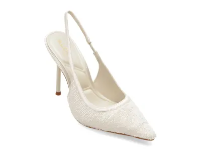 Pantofi eleganti ALDO albi, PEARLESCENT 121, din material textil