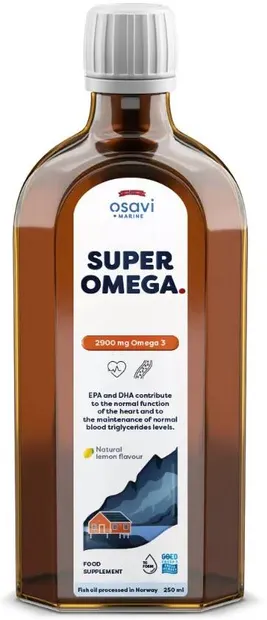 Super Omega Liquid, 2900 mg, 250 ml, Osavi