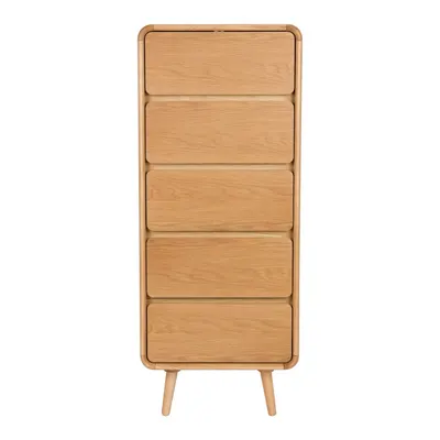 Comodă în culoare naturală din lemn de frasin 45x112x40 cm Rise – Zuiver