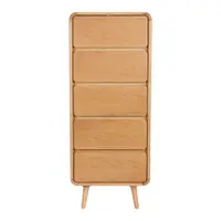 Comodă în culoare naturală din lemn de frasin 45x112x40 cm Rise – Zuiver