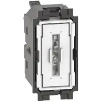 Intrerupator cap scara 1 modul 10A Bticino Living Now K4003A, alb, negru