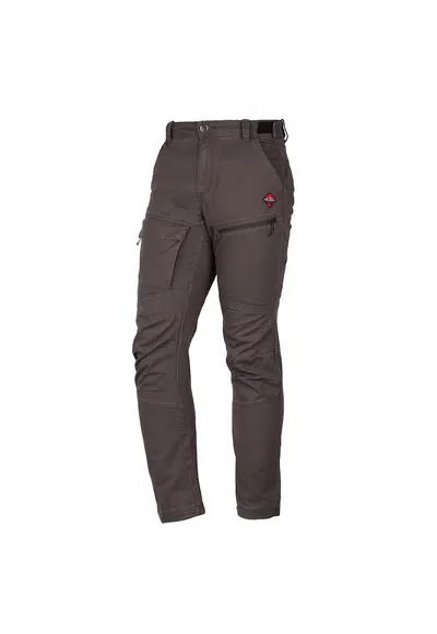 Men's travel pocket pants in cotton style LUCJAN - Verde