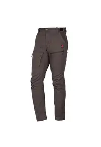 Men's travel pocket pants in cotton style LUCJAN - Verde