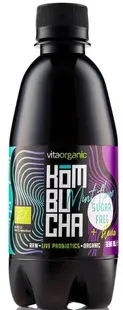 Vita Organic Bio kombucha fără zahăr, mentă, 330 ml