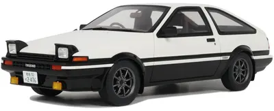 Model de colecție OTTOMobile Modern: mașini - TOYOTA SPRINTER TRUENO AE86 (WHITE) (1985)