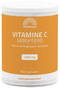 Vitamin C Buffered, 250 g, Mattisson Healthstyle