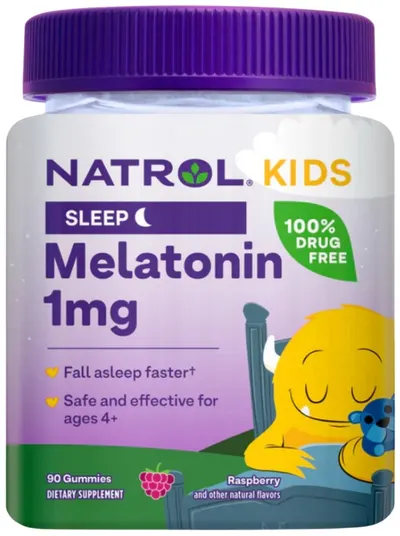 Kid's Melatonin, 1 mg, 90 tablete de jeleu, Natrol