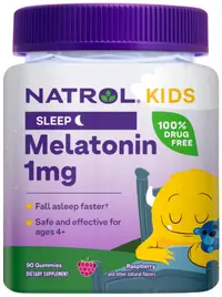 Kid's Melatonin, 1 mg, 90 tablete de jeleu, Natrol