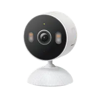Indoor/Outdoor Home Security Wi-Fi Camera SPEC: 2K (2304x1296), 2.4 GHz FEATURE: Smart Detection and Notifications (motion, peop