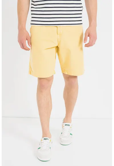 Pantaloni scurti chino relaxed fit - Galben