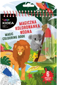 Kit de colorat cu apă Kidea - Safari