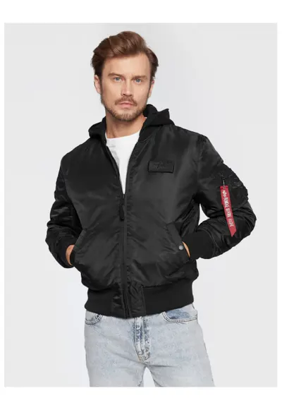 Jacheta bomber barbati - 301546559 - Nylon - Negru