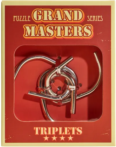 Puzzle metalic de logică Eureka - Grand Masters Triplets