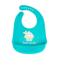 Baveta din silicon Canpol Sweet Cupcake Blue