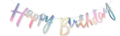 Banner PartyGo - Happy Birthday, roz