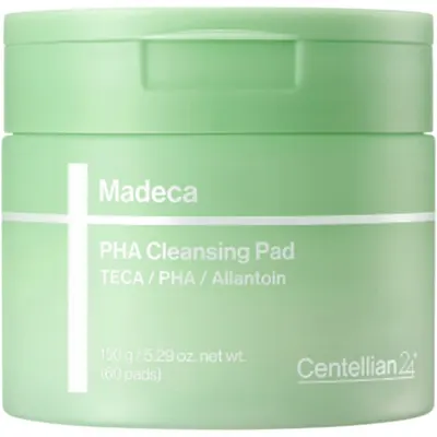 Madeca PHA Cleansing Pad, dischete demachiante și exfoliante, 60 buc, Centellian