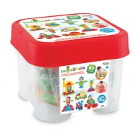 Set de constructie, Dede, Cactus Blocks, 80 piese