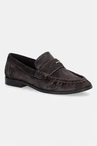 DKNY loafers slip-on pentru femei din piele întoarsă DAWES