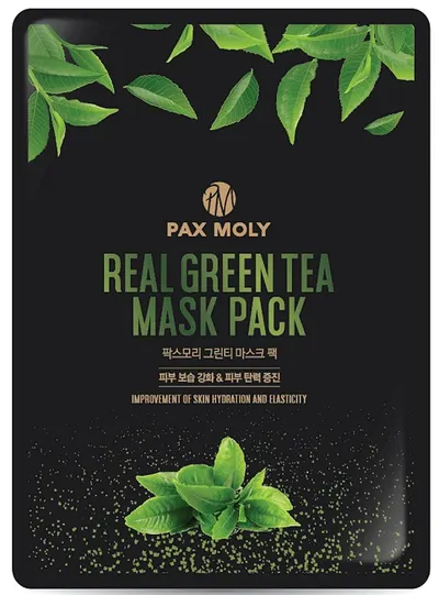Pax Moly Mască de față folie cu ceai verde, 25 ml