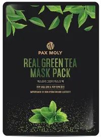 Pax Moly Mască de față folie cu ceai verde, 25 ml