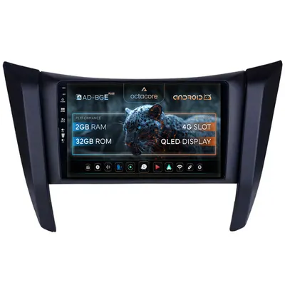 Navigatie Nissan Navara (2015+), Android, E-Octacore 2GB RAM + 32GB ROM, 9 Inch - AD-BGE9002+AD-BGRKIT163v2