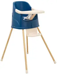 Scaun înalt Thermobaby 2 în 1 - Youpla, albastru