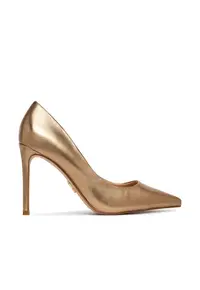 Pantofi dama - stiletto - auriu - piele naturala