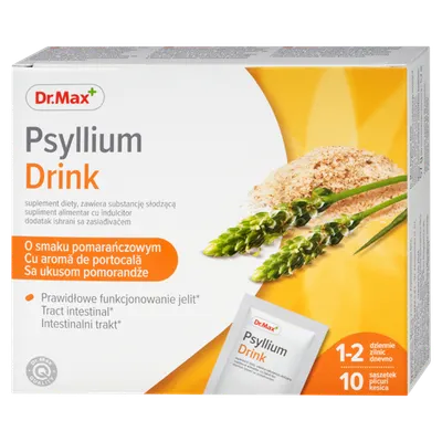 Dr. Max Psyllium Drink, 10 plicuri