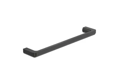 Bara prosop Roca Tempo A817029CN0, montare pe perete, 450 mm, metal, lucios, Negru titan