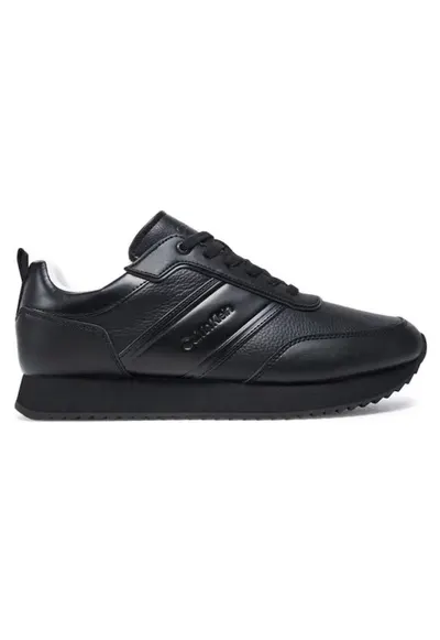 Pantofi sport pentru Barbati - low top lace up logo lth - HM0HM01654-0GJ - Negru - Negru