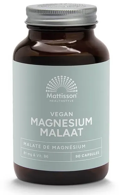 Vegan Magnesium Malate, 90 capsule, Mattisson Healthstyle