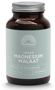 Vegan Magnesium Malate, 90 capsule, Mattisson Healthstyle