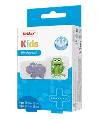 Dr. Max Plasture pentru copii 38 x 38mm, 5 bucati + 30 x 55mm, 10 bucati