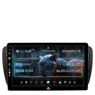 Navigatie Seat Ibiza (2009-2013), Android, E-Octacore 2GB RAM + 32GB ROM, 9 Inch - AD-BGE9002+AD-BGRKIT049