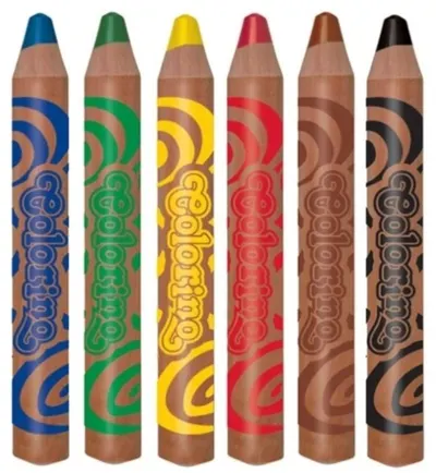 Creioane colorate Colorino Kids - Jumbo, 6 culori