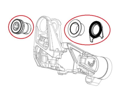 Set șuruburi montaj complet pentru schimbător spate X0 T-Type Eagle AXS