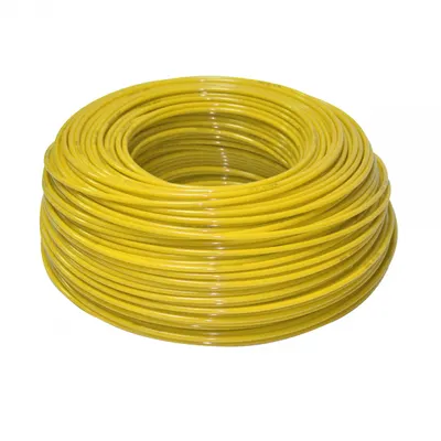 Furtun flexibil polietilena 1 4 ( 6 mm ) galben