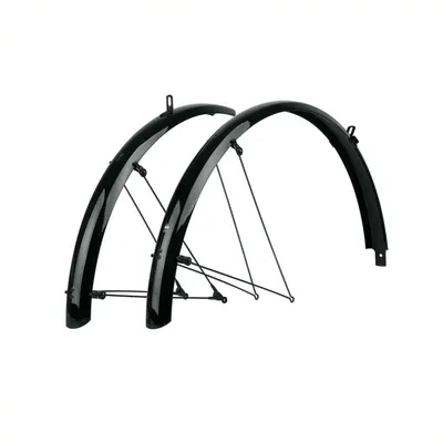 Apărătoare noroi SKS Bluemels Basic 28" negre - set față-spate