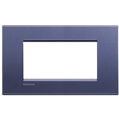 Placa ornament ,7 module, violet, living light, BTICINO