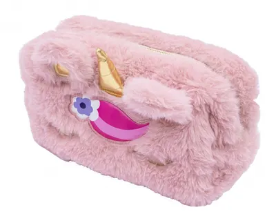 Penar oval Astra - Unicorn pufos, 1 fermoar