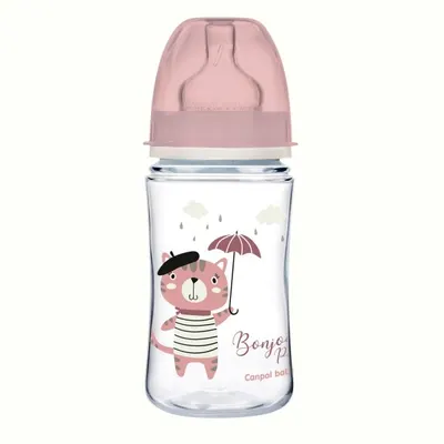 Biberon anticolici 240 ml Canpol babies pink
