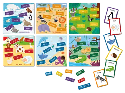 Joc educativ - Montessori - I Speak English
