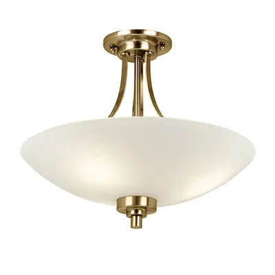 Plafoniera Welles 3lt semi flush