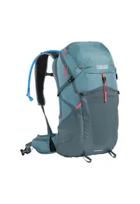 Rucsac Women's Fourteener™ 30 Hydration Hiking Pack with Crux® - Smoke Blue/Fiery Coral