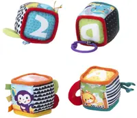 Set de cuburi moi educative Infantino – 4 bucăți