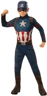 Costum de carnaval pentru copii Rubies - Avengers Captain America, mărimea L