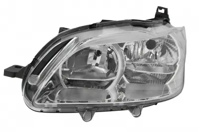 Far Stanga (H1 H7 PY21W W5W, electric, fara motoras, culoare insert: cromat, culoare semnalizator: transparent) potrivit PEUGEOT 301