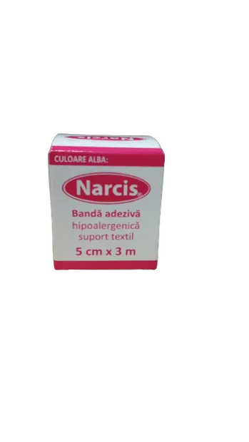 Banda adeziva cu suport textil, 5cm x 3m, Narcis