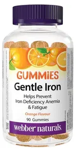 Gentle Iron, 90 comprimate gumate, Webber Naturals