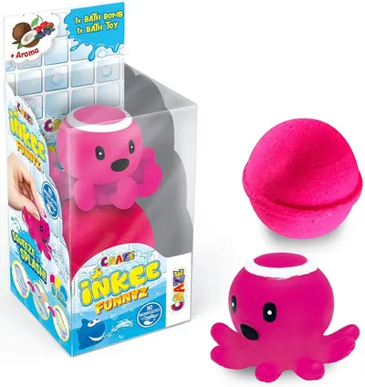 Bombă de baie cu jucărie Craze Inkee, sortiment